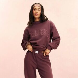 Parke Eggplant Mockneck